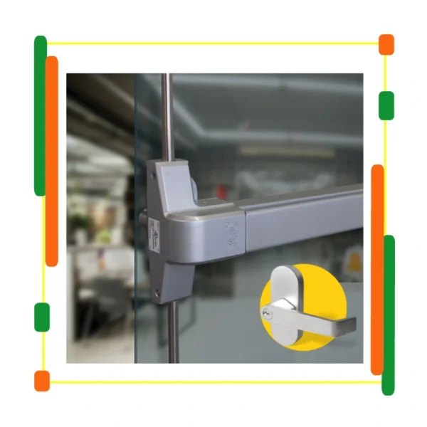 Kit Antipanico Para Puerta De Vidrio