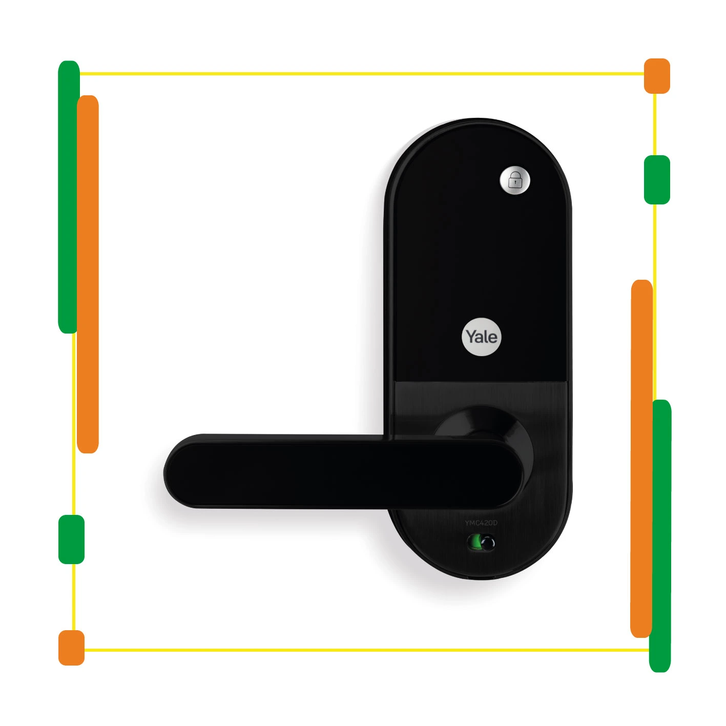 Cerradura Digital Yale YMC 420W - Imagen 3