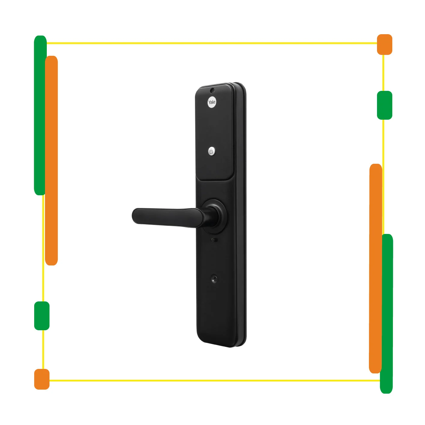 CERRADURA YALE YDM60 HUELLA + CLAVE + TARJETA - Imagen 4