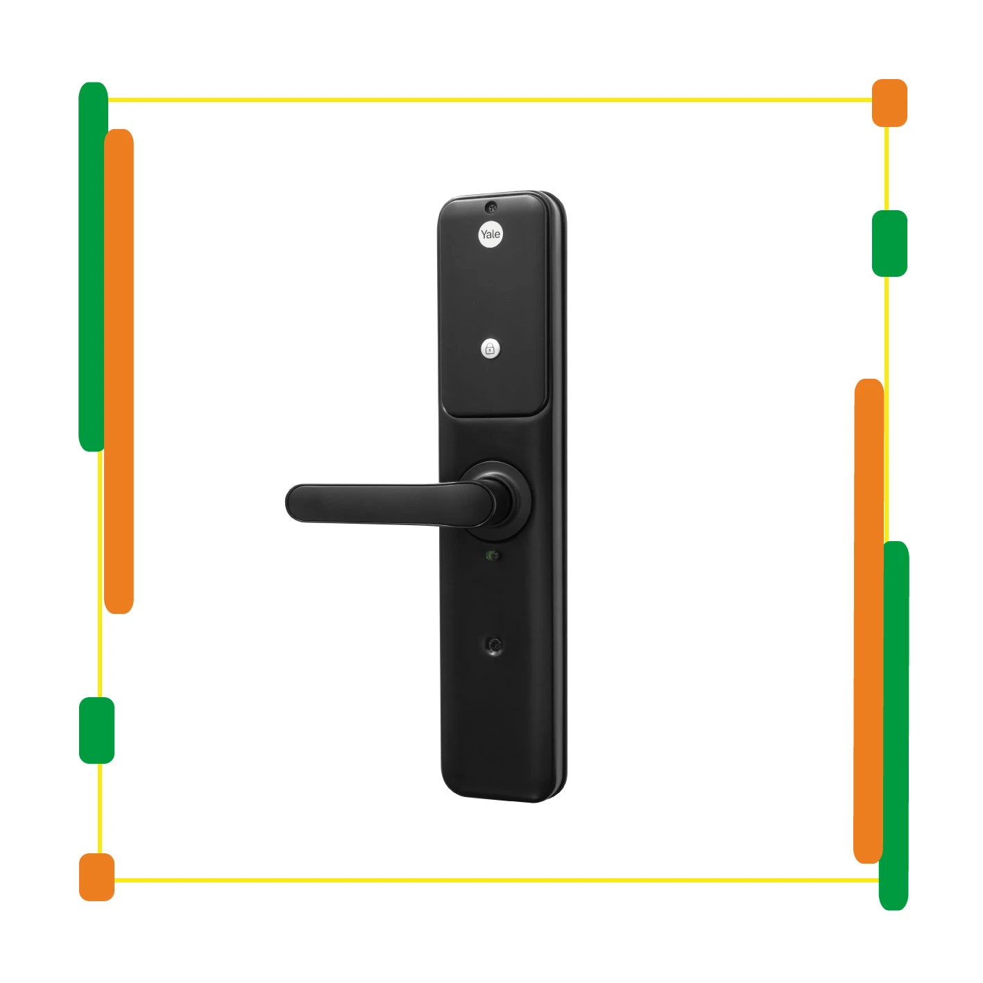 CERRADURA YALE YDM60 HUELLA + CLAVE + TARJETA - Imagen 5