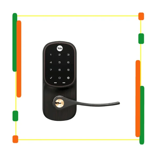 Kit Yale Real Living Manija Hub Negra Laton Antiguo - Imagen 3