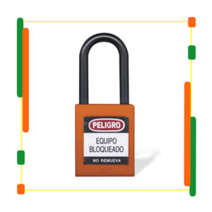 CANDADO YALE GANCHO NYLON NARANJA 0009708